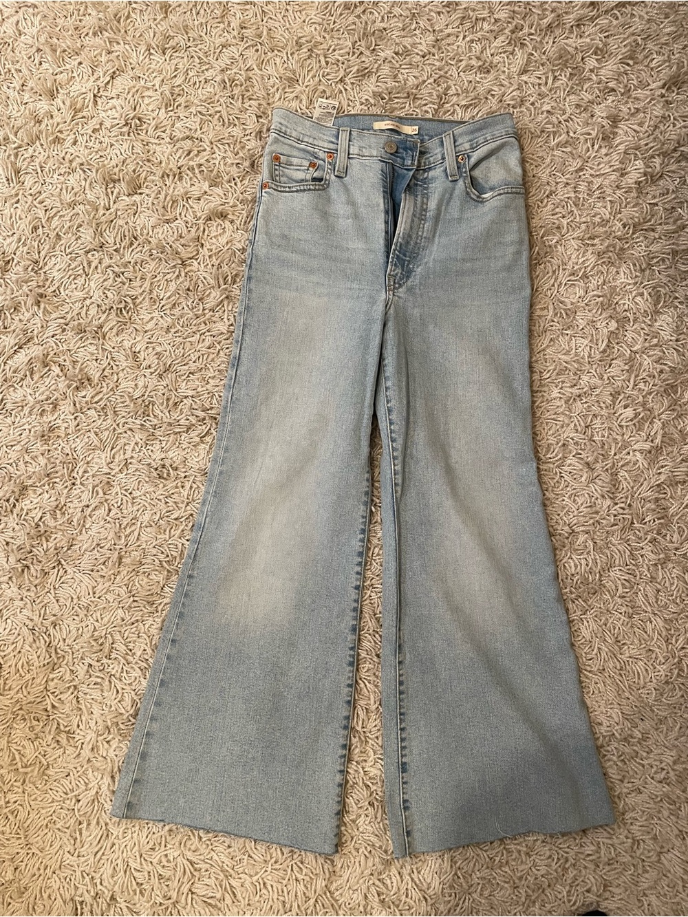 Levi’s Ribcage Bell - Light Wash Flare Jeans - Women